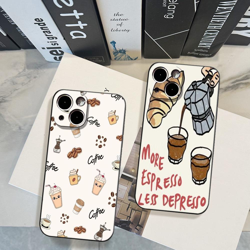 Croissant Coffee Pattern Phone - Coffee X のレビューと価格