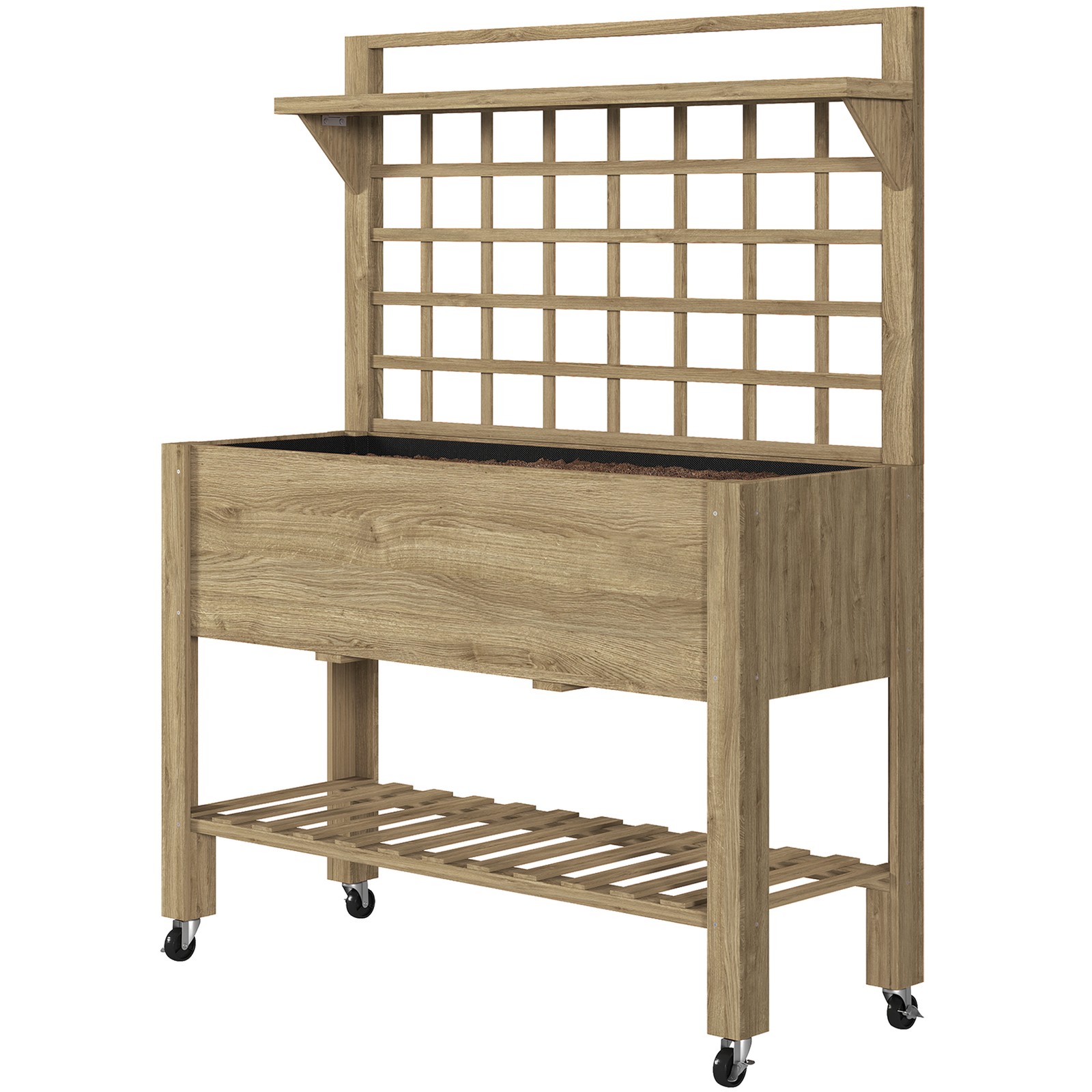 Outdoor Wooden Elevated Growin - Coffee X のレビューと価格