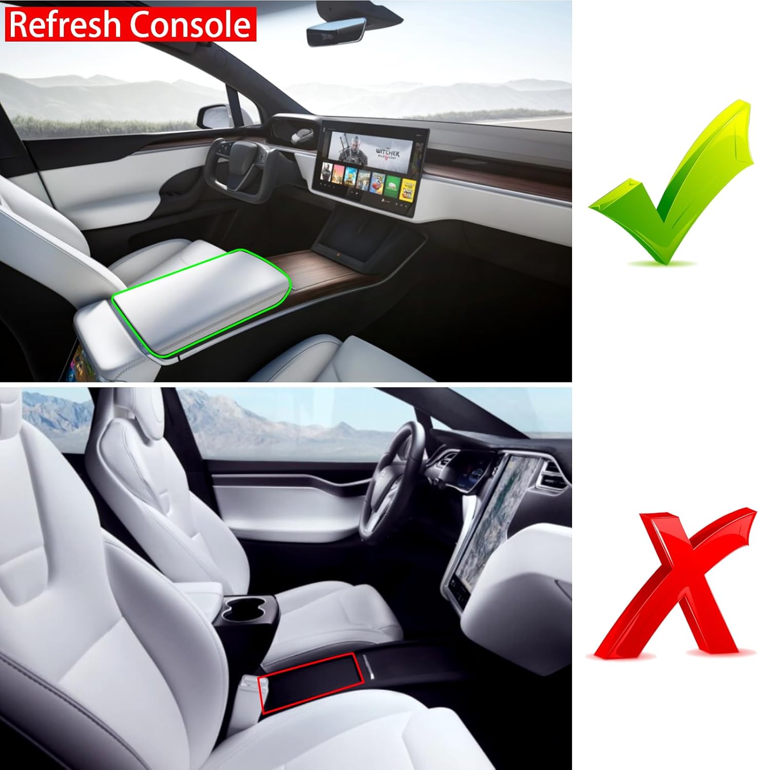 For Tesla Model S Model X Plai - Coffee X のレビューと価格
